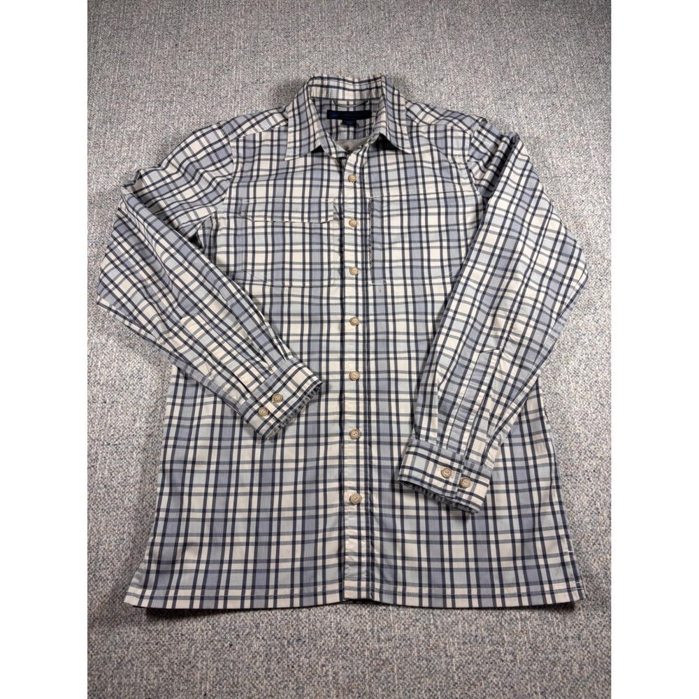 Eastern Mountain‎ Sports Men's Plaid Long Sleeve Button Down Shirt Size S